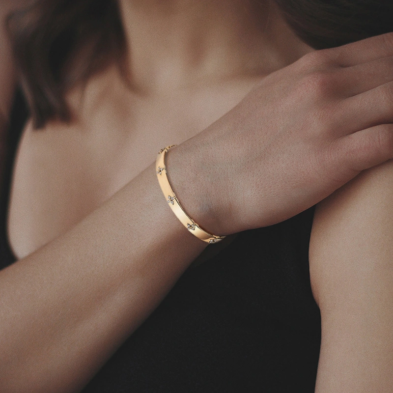 Diamond Dazzle Gold Bracelet