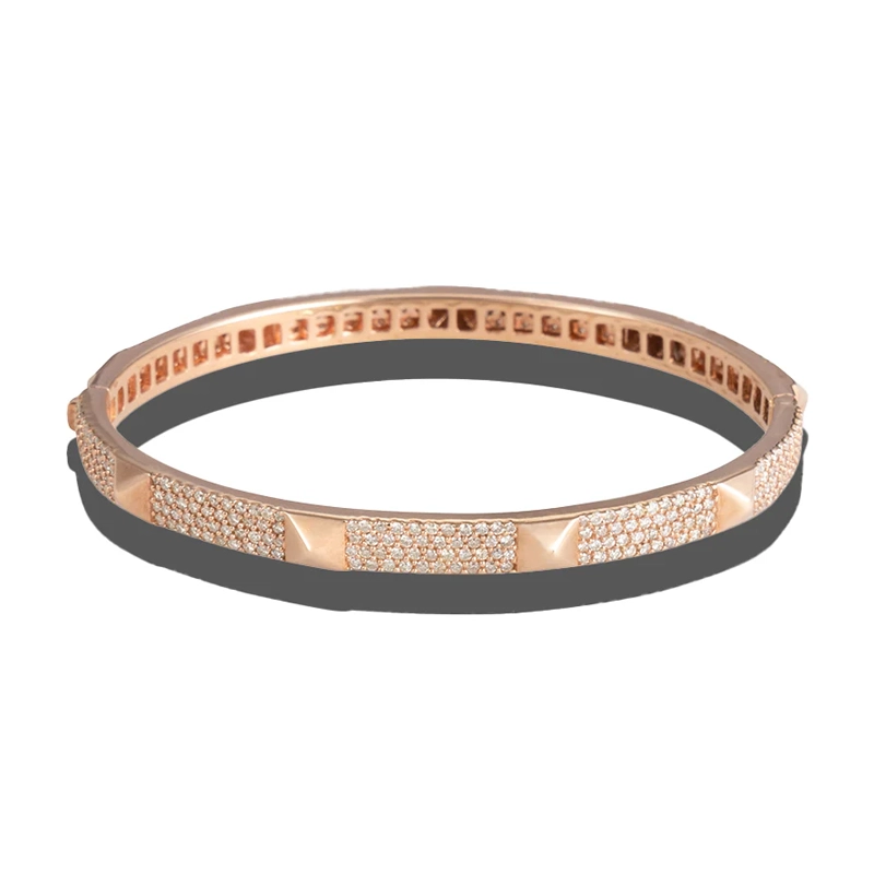 Diamond Block Bang Bracelet
