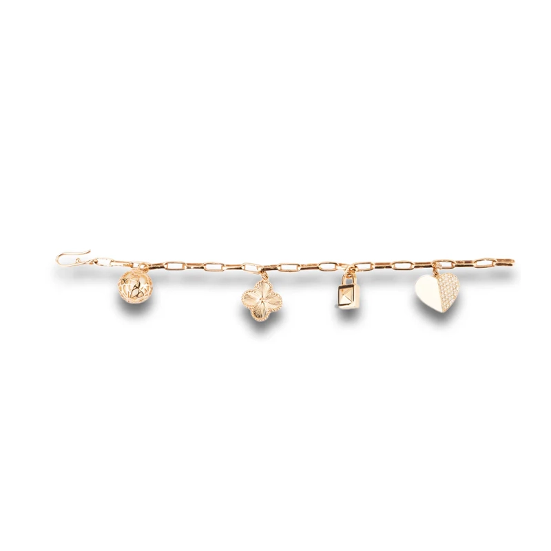 Charmingly Golden Bracelet