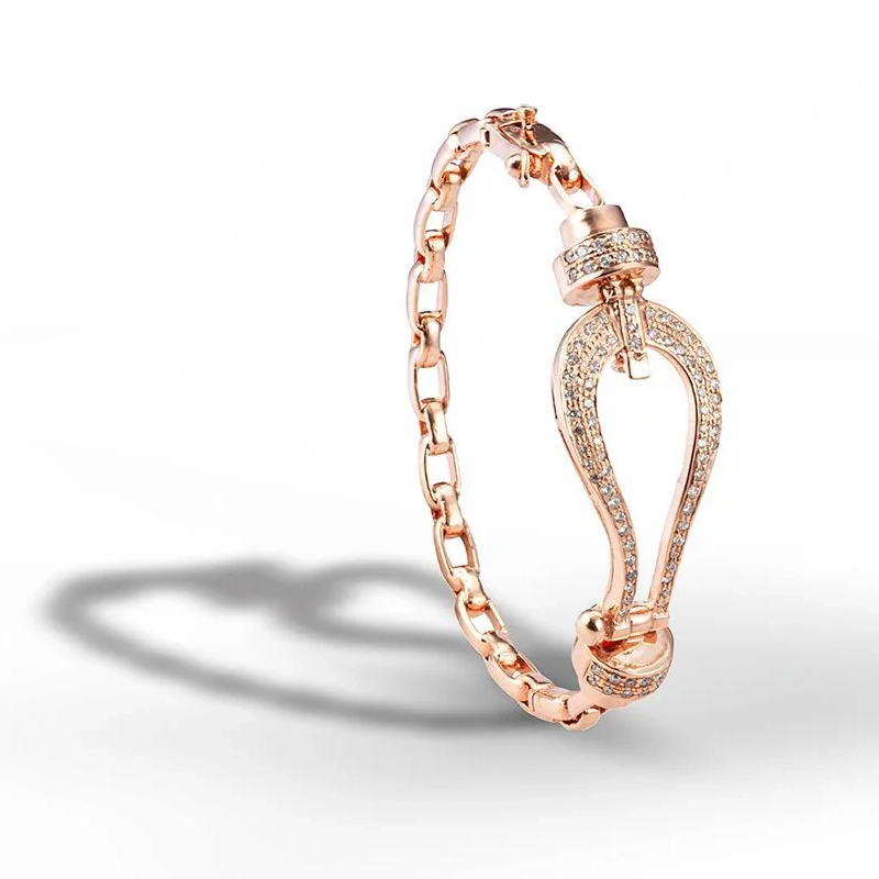 Rose Gold Charm Bracelet