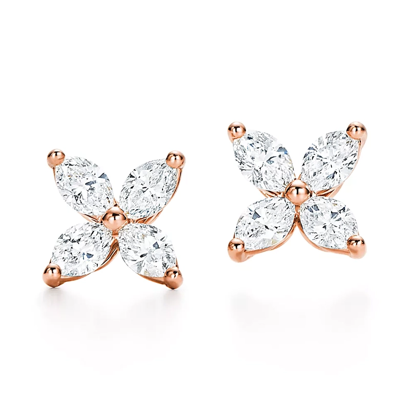 Diamond Bloom Earrings