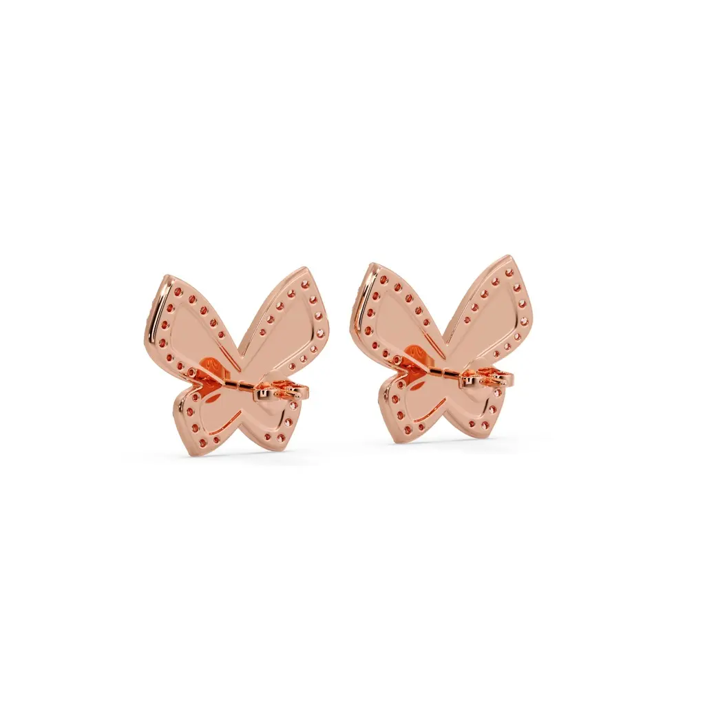 Mother Of Pearl Butterfly Earrings