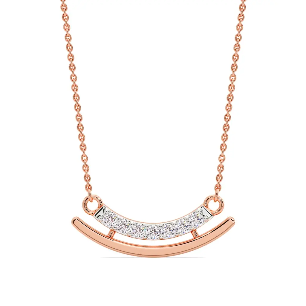 Aurum Brilliance Arc Pendant