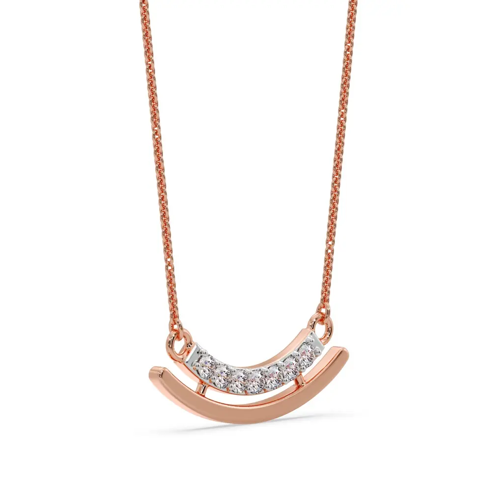 Aurum Brilliance Arc Pendant