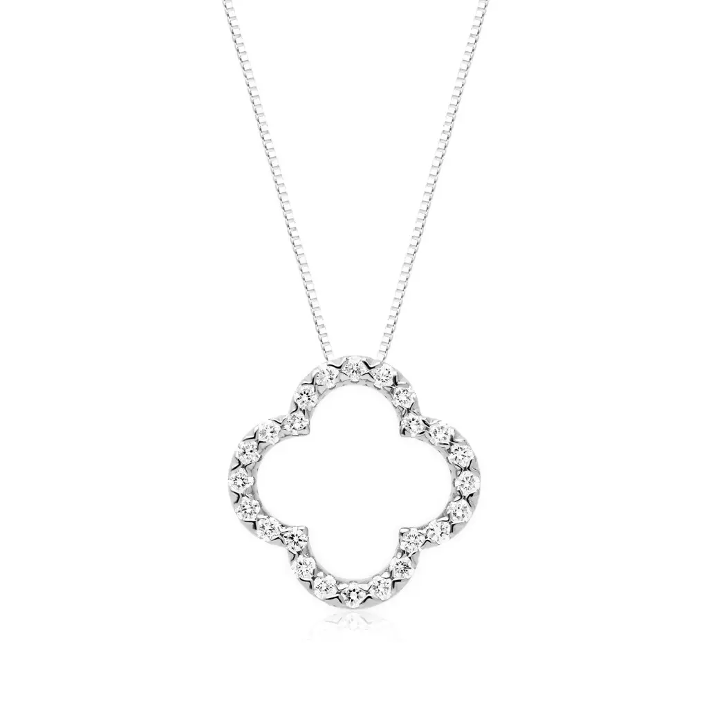 Clover Diamond Pendant