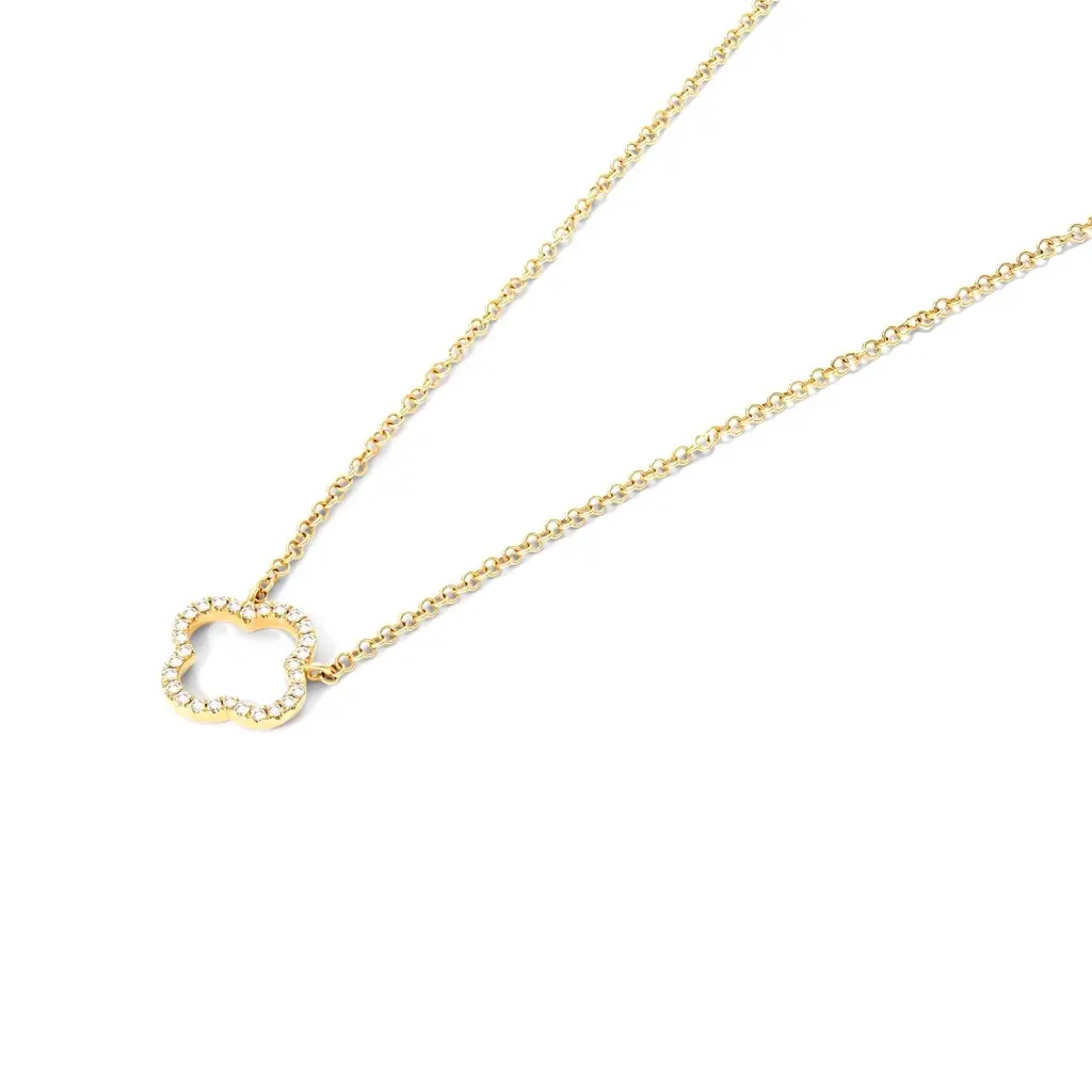 Clover Diamond Pendant