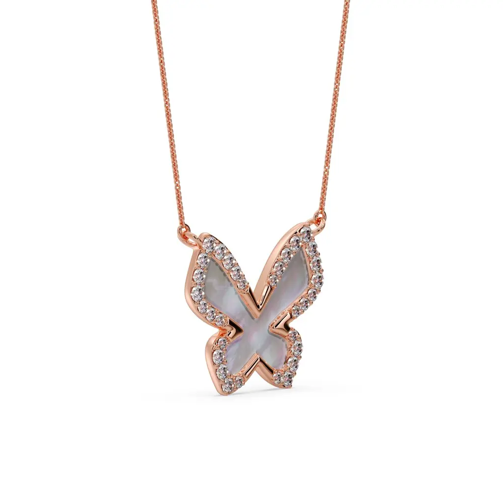 MOP Butterfly pendant