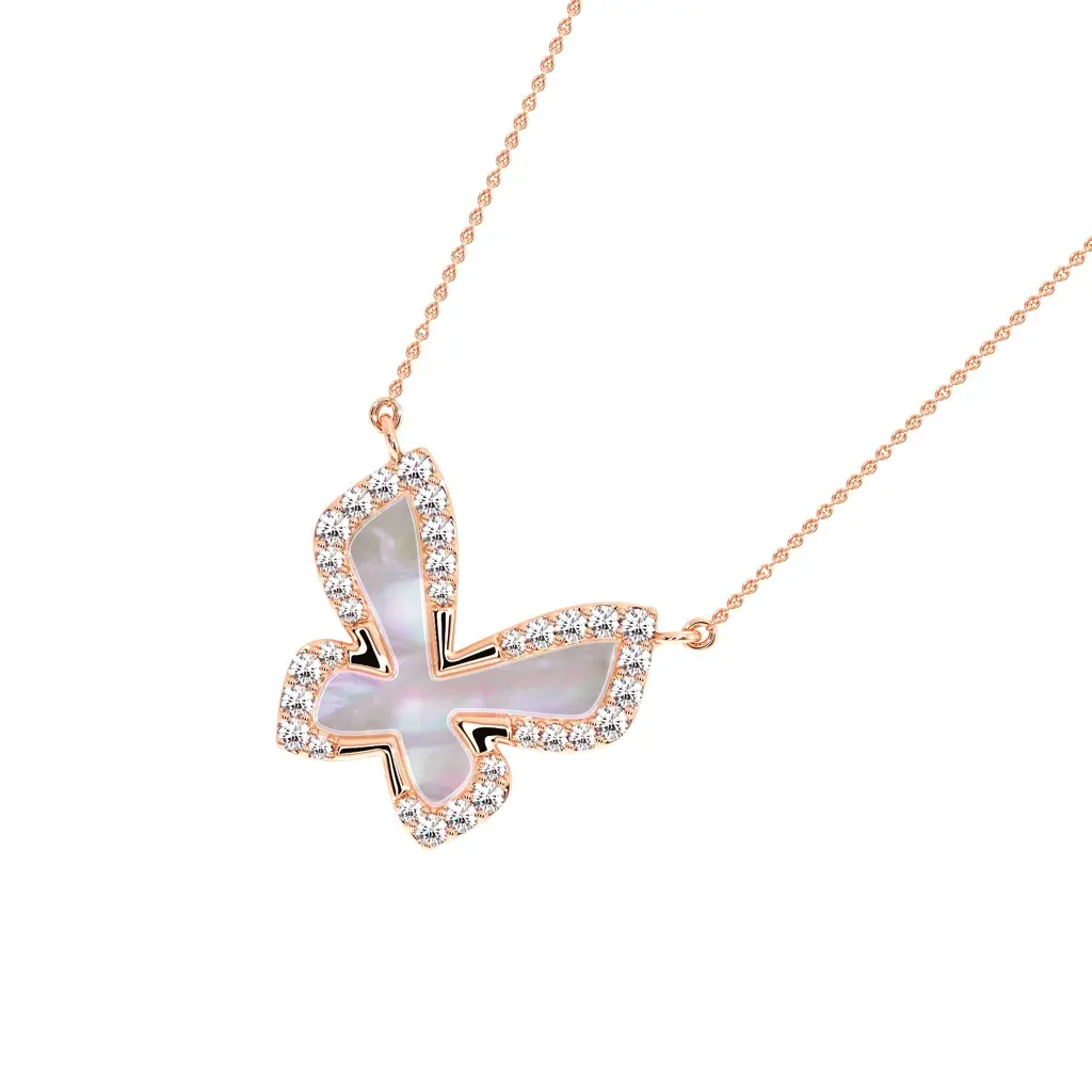 MOP Butterfly pendant